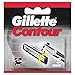 Gillette Contour Cuchillas de Afeitar Hombre, Paquete de 5 Cuchillas de Recambio