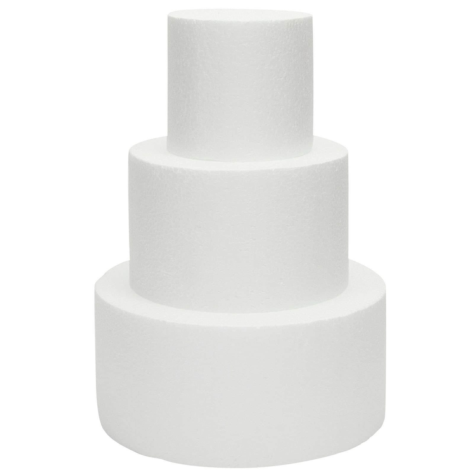 Buy Foam Cake Dummy for Decorating and Wedding Display, 3 Tiers (3