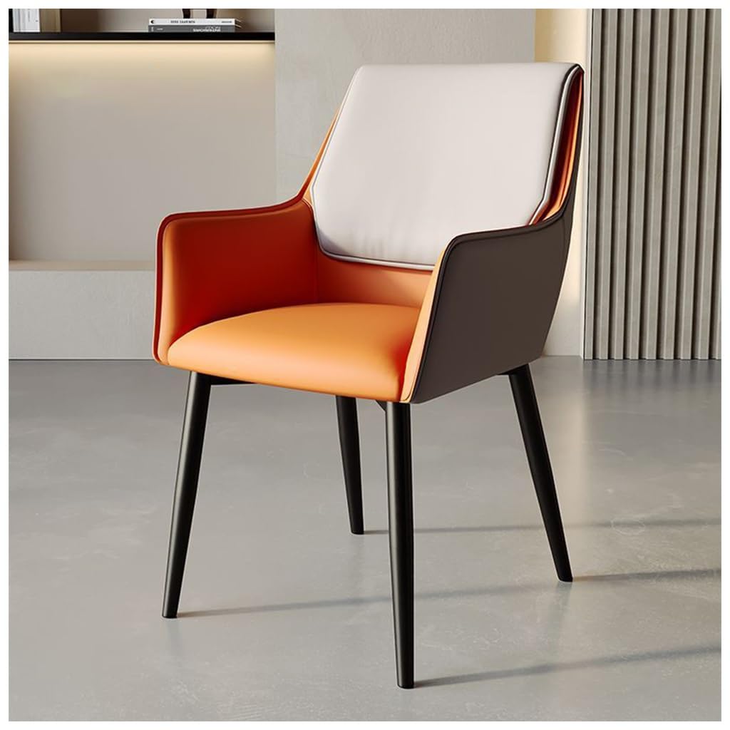 Chaise circulaire rétro d'appoint et chaise de bureau pour salle à manger