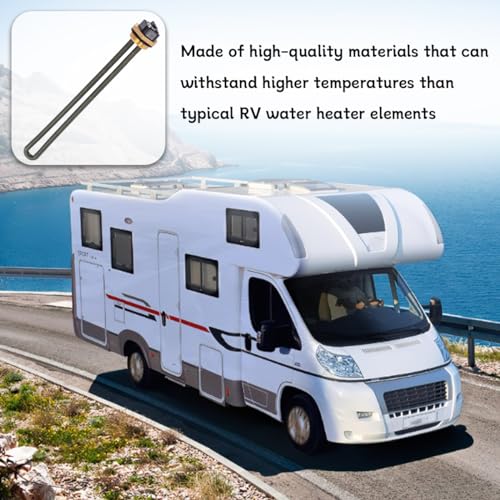 Image of Bittwee 520900 RV Water Heater Element Kit, Automotive Electric Water Heater with New Gasket Replace 520789 232794 Heating Element Screw-In 1440W 120V, Universal for RV SW Series