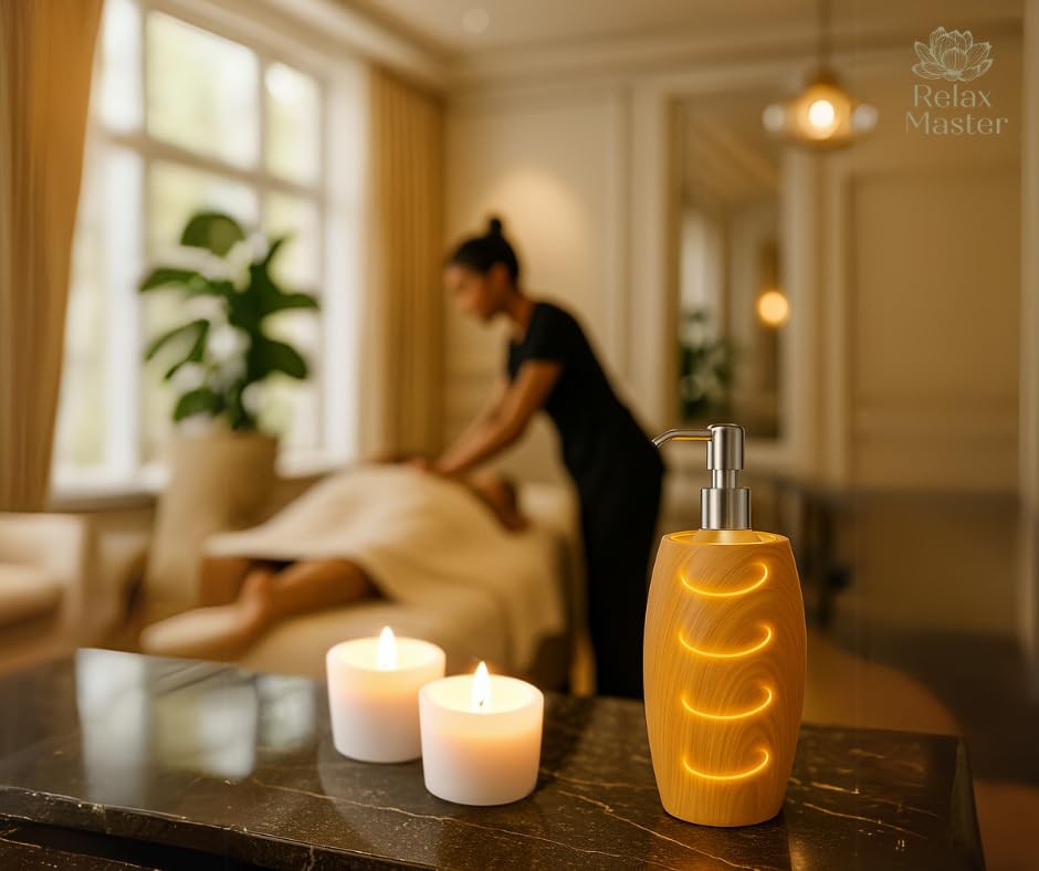 Relax Master® Calentador eléctrico de aceite de masaje y calentador de aceite de masaje, perfecto para salones de masaje, guasha, spa, spa y amantes del masaje