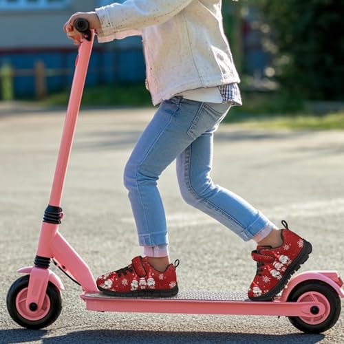 Kids Boys Girls Running Shoes Comfortable Lightweight Slip on Sneakers Athletic Tennis Shoes Christmas Dwarf Pattern4