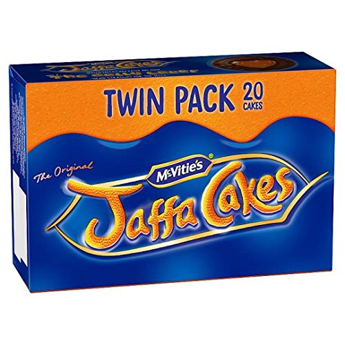 Original English McVities Jaffa Cakes Twin Pack Imported from the UK England Twin Pack ā¦