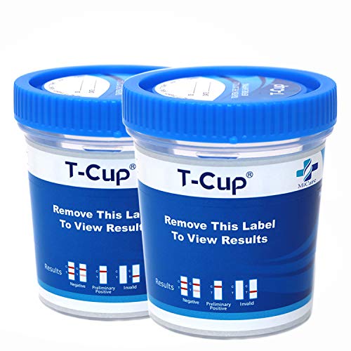 MiCare [2pk] - 12-Panel Multi Drug Test Cup (AMP/BAR/BUP/BZO/COC/MDMA/MTD/OPI/OXY/PCP/TCA/THC) #MI-TDOA-3124