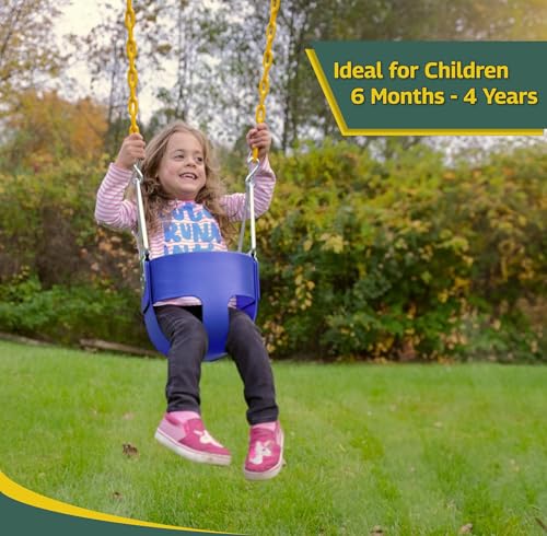 image for Eastern Jungle Gym Heavy-Duty High Back Full Bucket Toddler Swing Seat