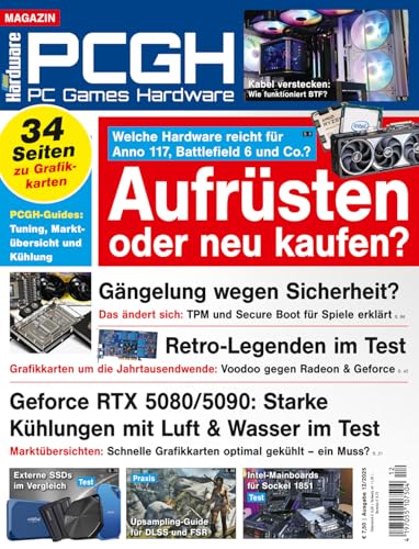 PC Games Hardware Magazin 12/2025 'Aufrüsten oder neu kaufen?'