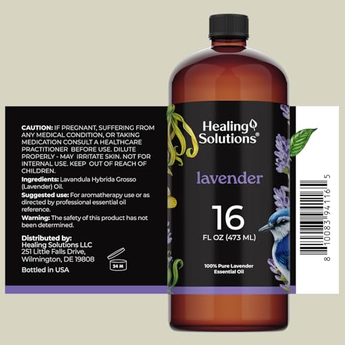 Aceite Esencial de Lavanda Healing Solutions 16 Fl Oz miniatura 2