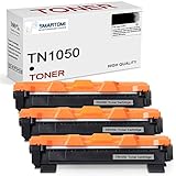 SMARTOMI - 3 Cartuchos de tóner Negro compatibles con Cartuchos TN1050 para impresoras Brother de Las Series HL-1110 HL-1112 HL-1212 HL-1210 DCP-1510 DCP-1610 DCP-1612 DCP-1512 MFC-1810 y MFC-1910