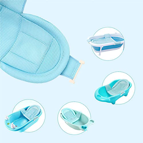 SUWIAKLALL Tapetes de banheira de bebê almofadas de apoio de chuveiro de bebê almofada ajustável de