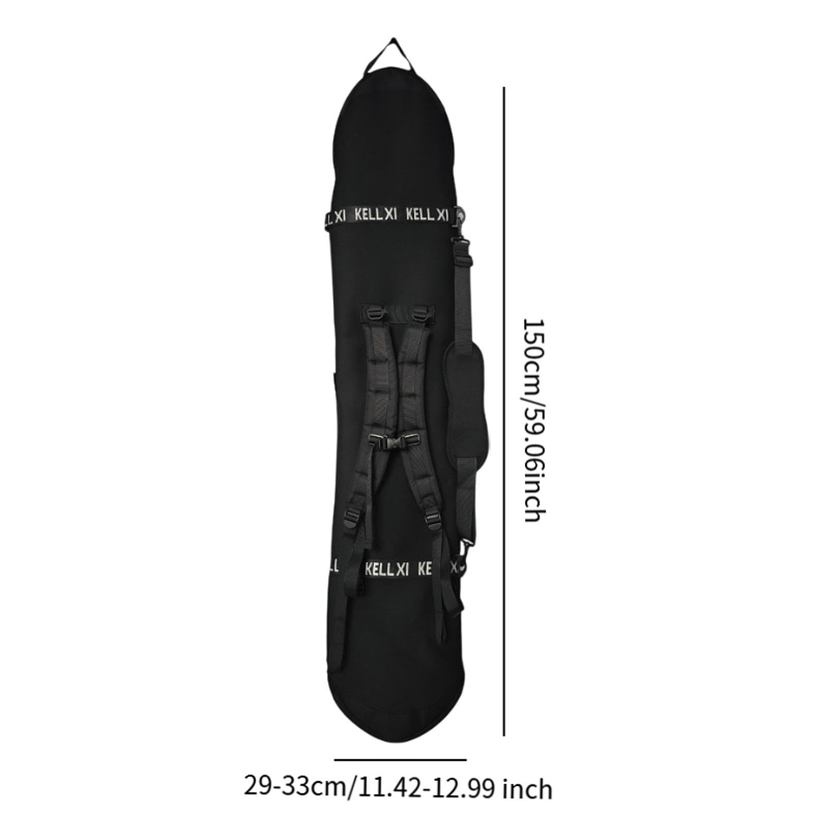 Snowboard Copertura Protezione Custodia Zaino Tracolla Sbr Materiale Resistente Trasporto Adatta per Viaggio Conservazione Escursionismo Outdoor