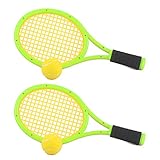 FenglinTech One Set of Elastic Tennis Racket Children's Outdoor Sports Toys - Green