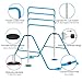 ZUETK Expandable Gymnastics Bar for Kids, Adjustable Height Junior Training Kip Bar, Folding Gymnastic Horizontal Bars Monkey Bar, Home Gym Equipment for Kid Gymnasts, Child, Girl, Boy