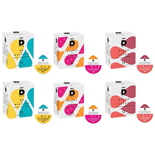 UCC(上島珈琲) UCC DRIP POD ドリップポッド デイリーカプセル アソートセット 12個入×6箱(72杯分) 産地の味わい