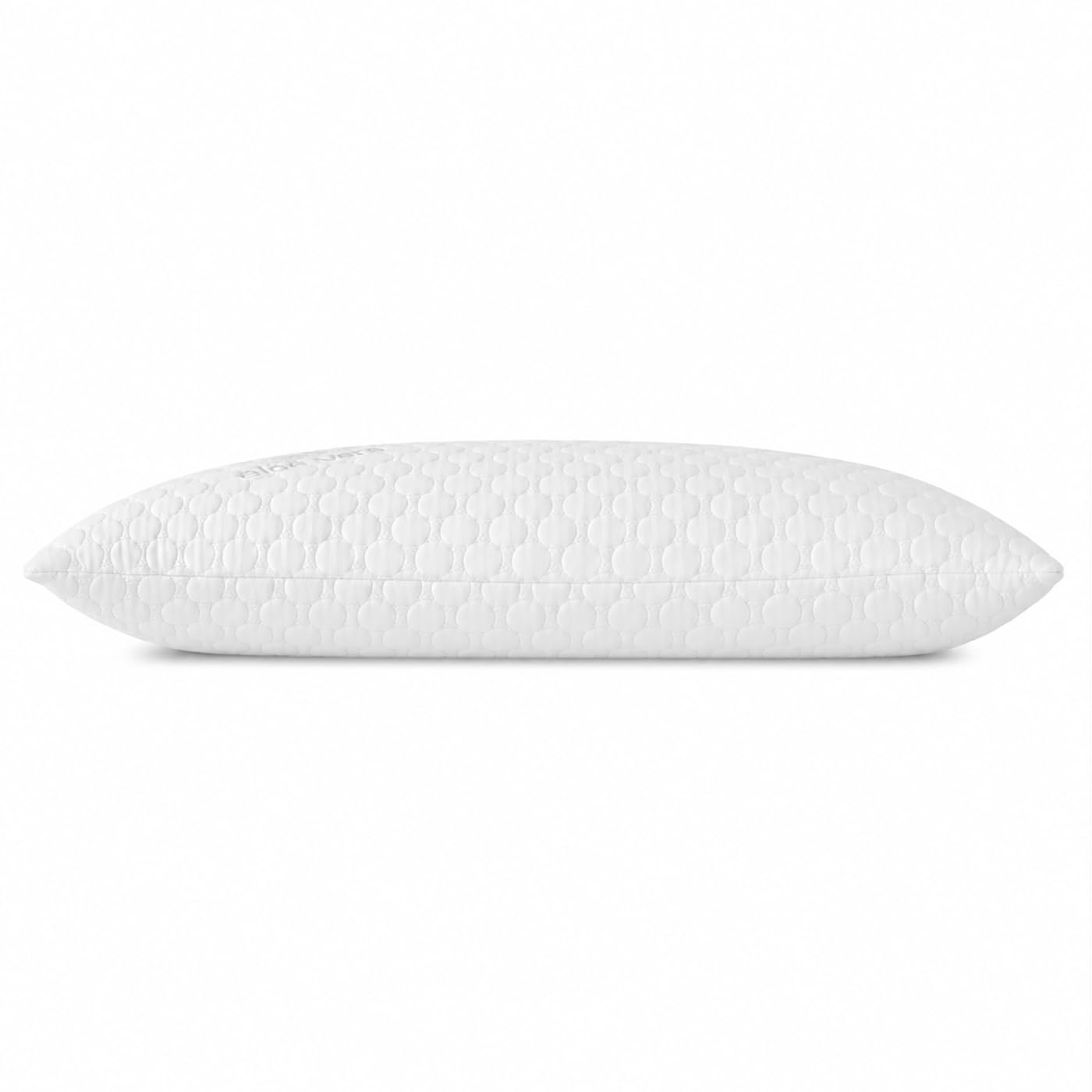 ACCRUX-Almohada de Copos Viscoelásticos, Firmeza Media, Transpirable,Tejido Aloe Vera Suave, Ergonómicas,Termorregulable Adaptable al Cuello. (90cm Pack 2)