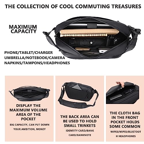 FSD.WG sling Backpack for Men Chest Bag Crossbody Shoulder Bags Travel Bag Waterproof Durable Purse Large Capacity Wallet4