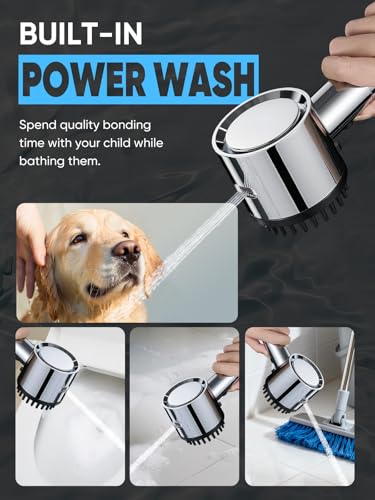 Pomme de douche filtrée Cobbe anti chlore et calcaire pour eau dure