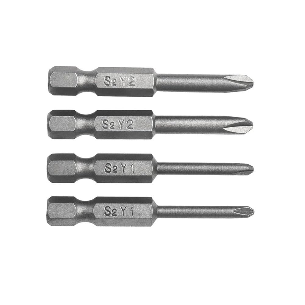 Ruxyoie A-50Mm 4Pcs 50Mm Magnetic Y Tri-Wing Screwdriver Bits