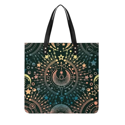 Sac bandoulière lune étoiles parfait pour vos journées de voyage et shopping