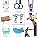 SELEWARE Ceiling Swing Mount Stainless Steel Swing Hangers Free Swivel Swing Hooks for Yoga Swing Indoor Outdoor Swing Set Porch Swing Chair Punching Heavy Bag 2000 lbs Capacity Each 2 Pack