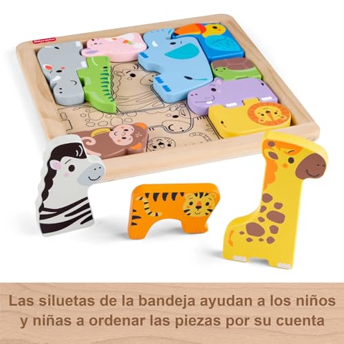 Miniatura 5 de Fisher-Price Puzzle de Animales de Madera