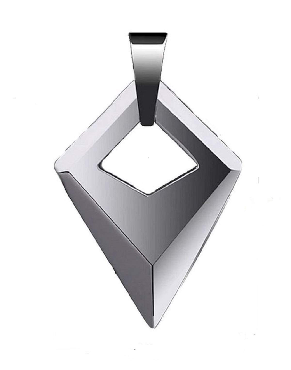 MJ Metals JewelryTungsten Carbide Pendant High Polish Arrow Head assorted length Cuban Chain Limited Production