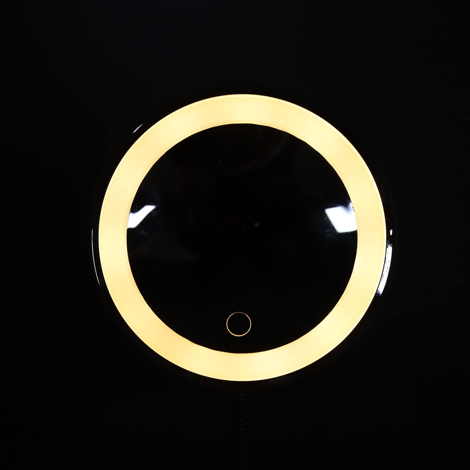 Agatige Specchio illuminato per il trucco con ingrandimento 10x, braccio girevole a 360 gradi, specchio LED a luminosità regolabile con ventosa per casa, bagno, ufficio e viaggi