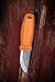 Morakniv Eldris Pocket-Size Fixed-Blade Knife With Stainless Steel Blade and Sheath, 2.3 Inch,Orange