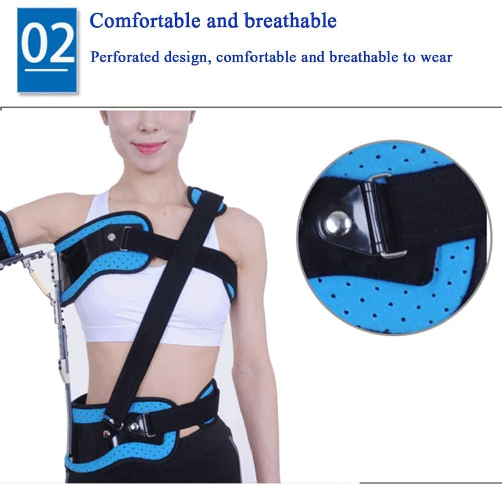 Inmovilizador De Hombro Ajustable, Soporte para Codo, Cabestrillo para Brazo, Ortesis De Abducción De Hombro para Fracturas Y Dislocaciones, Soporte para Fijación De Hombro.