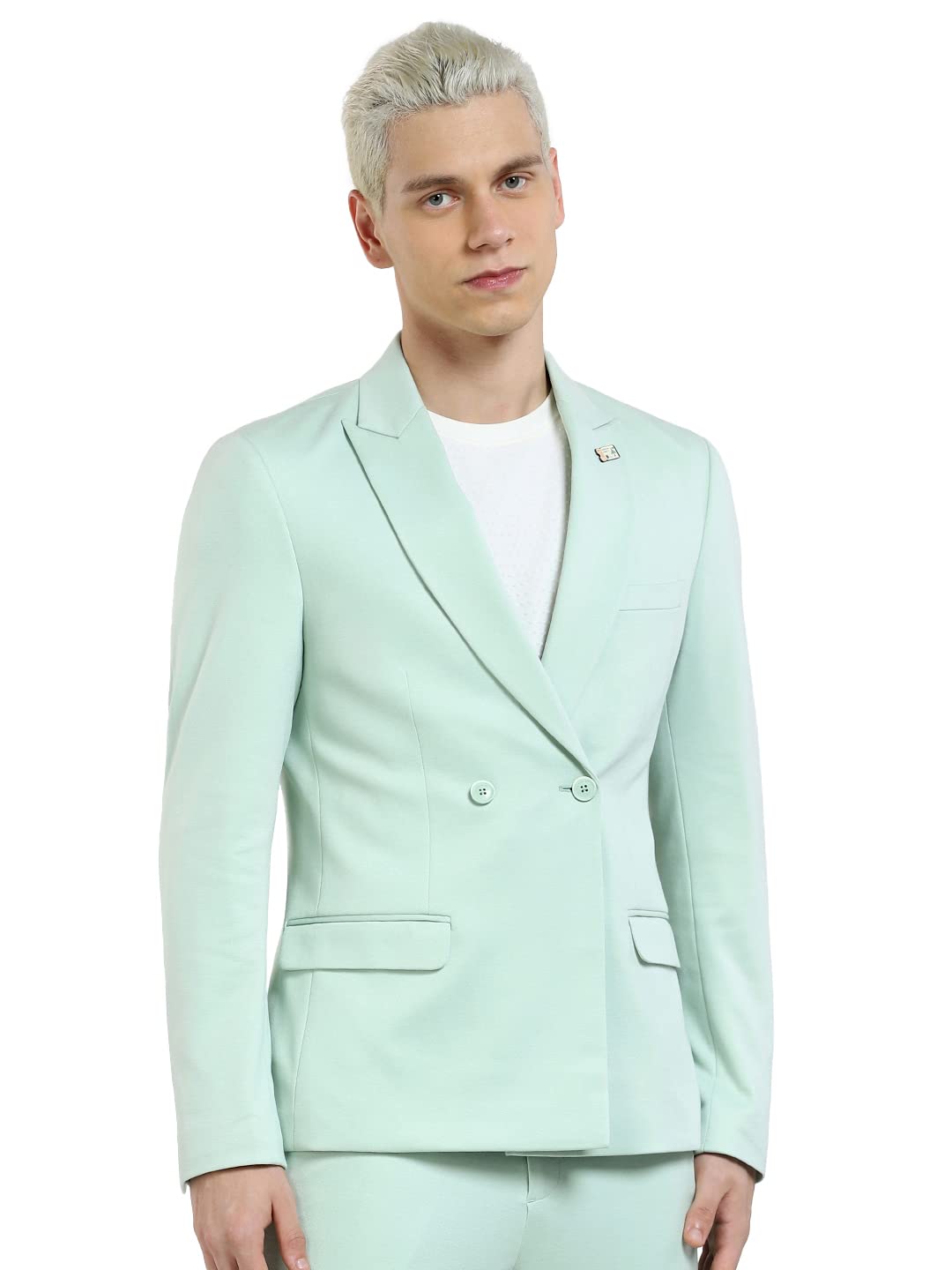 jack & jones Men's Double Breasted Slim Casual Blazer-picture-10