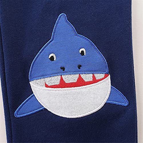 Little Boys Kids Spring Autumn Active Athletic Casual Dinosaur Cotton Sweatpants Cartoon Jogger Sport Pants4