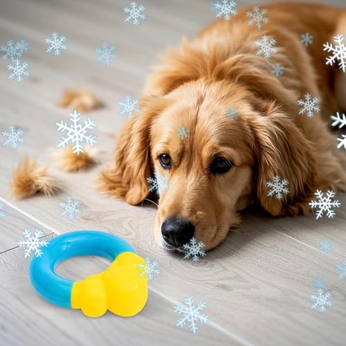 yakermur Hunde-Pool-Spielzeug | Donut-Welpen-Wasserspielzeug – Haustierpflege-Zubehör, interaktives Poolspiel zum Kauen, Schwimmen, Training, Apportieren bei heißem Wetter, Langeweile, Outdoor