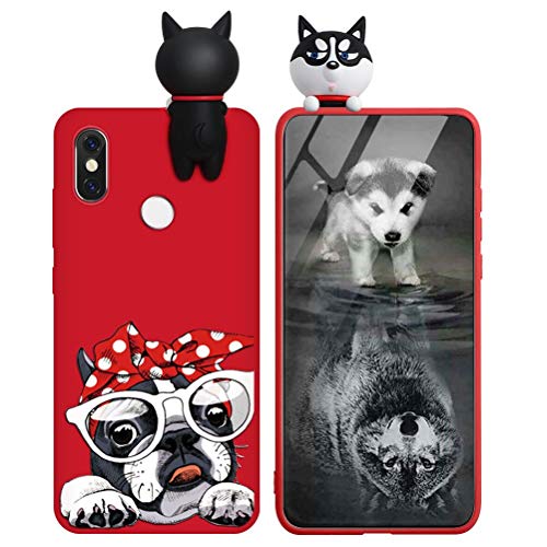 Fundas Para Xiaomi Redmi 9 Yoedge Funda para Xiaomi Redmi 9A 4G 6,53', Silicona Cárcasa 3D Animal Muñecas Toy con Dibujos Antigolpes de Diseño Suave...
