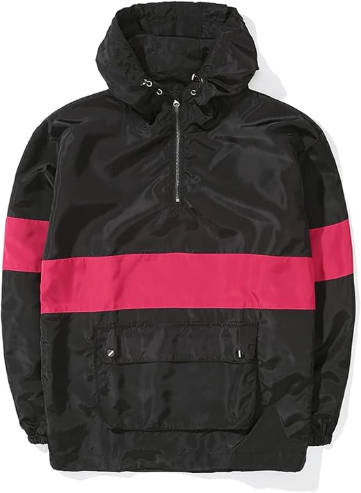 AITFINEISM Men's Lightweight Windbreaker with Hood
