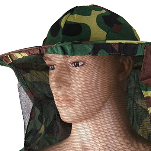 OUNONA Imker Anzug Bee Schutzkleidung mit Schleier (Camouflage) – Bild 5
