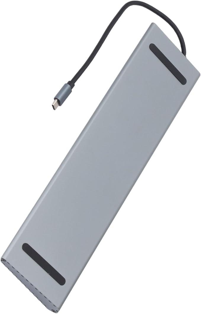Hub USB C 12 en 1 Dpofirs Carga Inalámbrica miniatura 9