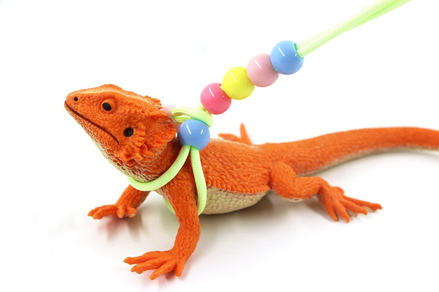 Adjustable Lizard Leash Luminous Reptile Harness Bearded