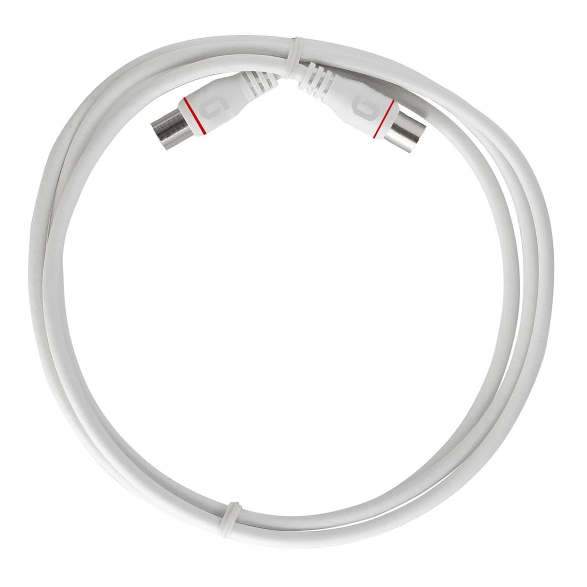 Axing EAK 151-80 kabel przyłączeniowy do urządzeń końcowych 1,5 m F-Quickfix wtyczka F 4-krotnie ekranowany kabel modemowy do modemu kablowego DATA CATV telewizji kablowej