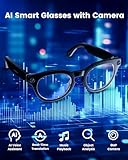 Orpnkna AI Smart Glasses with 8MP Camera, Real-Time Translation, 4K Video & Dual Microphone Noise Cancellation, Voice Assistant, for Travel, Vlogging, Meetings - Image 2