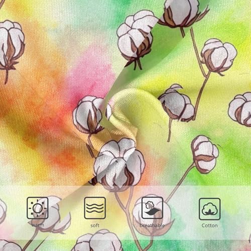 Cotton Flowers Branches Watercolor Girls Underwear Toddlers 2t Cotton Girl Panties Cute Personalized Underpants Briefs3