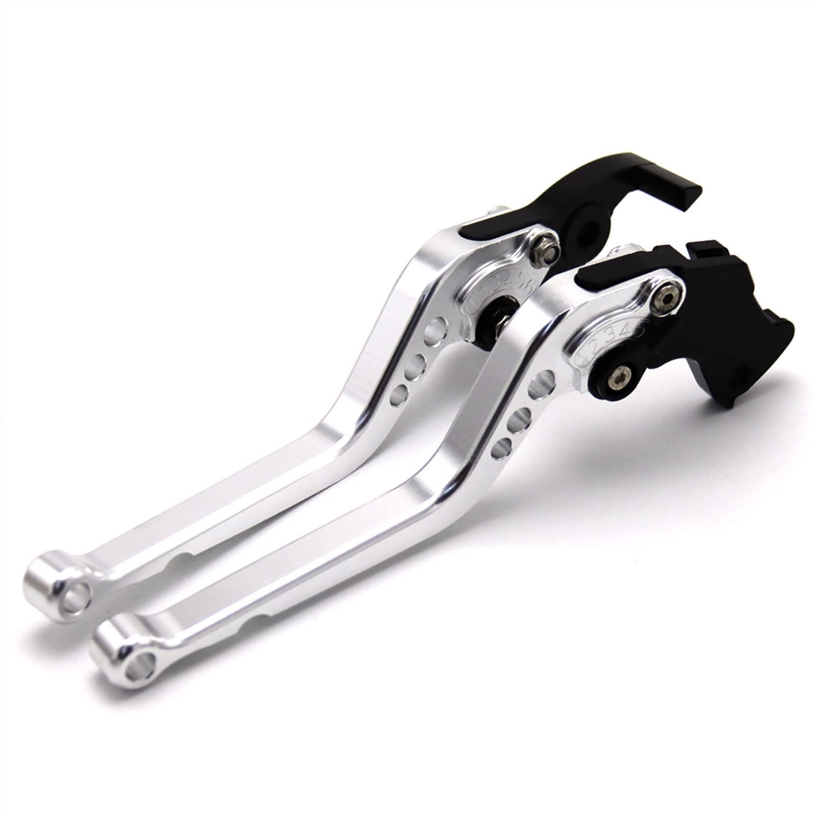 Moto Leviers d'embrayage De Frein Moto Levier d'embrayage De Frein Court Long CNC Accessoires Réglable 1 Paire pour Daytona 675 R 2011-2016 pour Speed Triple 1050 2011-2015 (Couleur : 15)
