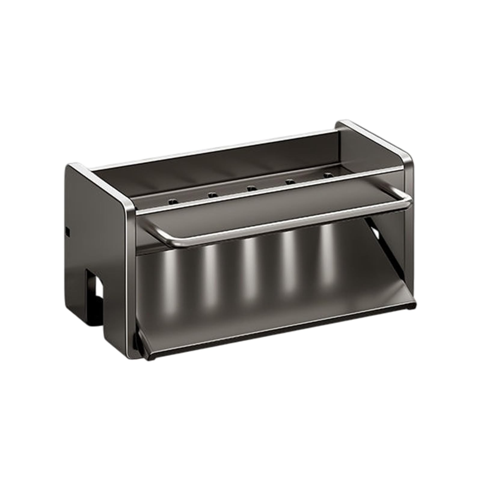 NRGQAXM Kitchen Sink Organizer, Kitchen Sink Caddys with Removable Drip Tray Stainless Steel Sponge Holder for Kitchens Under Sinks Organizer with Drainage for Sponges Soap Dishes