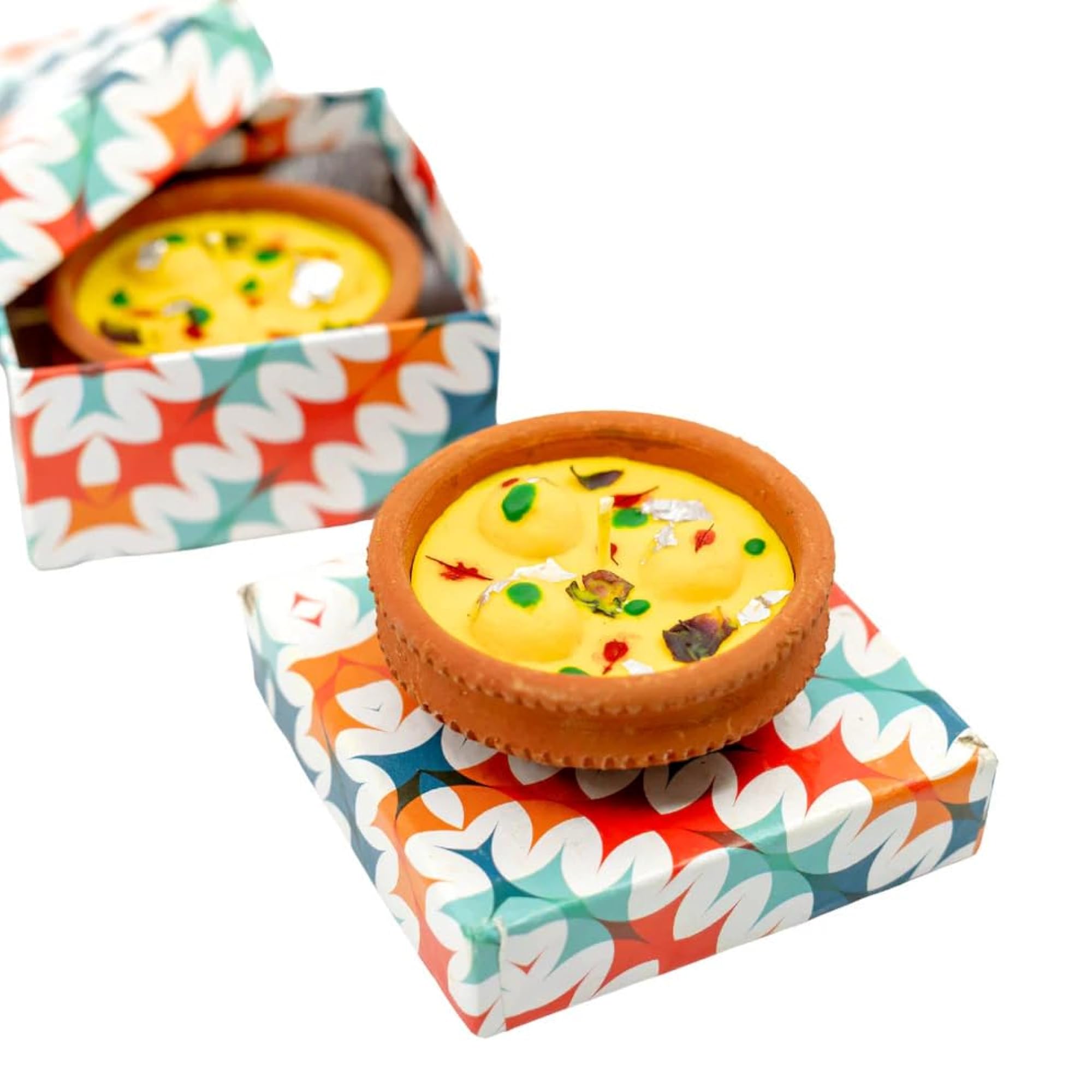 Sage Rasmalai Celebration Candle for Festive Occasions