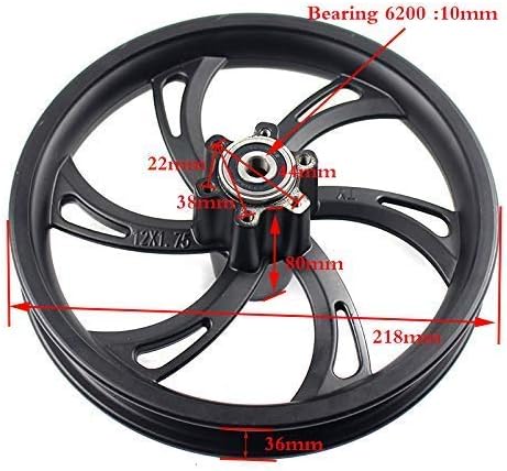 Electric Scooter Tyres,12'' Rims 12x1.75 Wheel hub use 12 1/2 X 2 1/4 12 1/2x2.75 Tire Inner Tube fit Many Gas Electric Scooters e-Bike