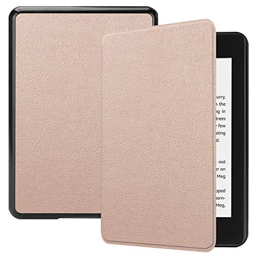 UUcovers Case for Kindle Paperwhite (10th Generation 2018 Release Only) - Premium Slim Folio Case with Auto Wake/Sleep for Amazon Kindle Paperwhite E-Reader, Rose Gold