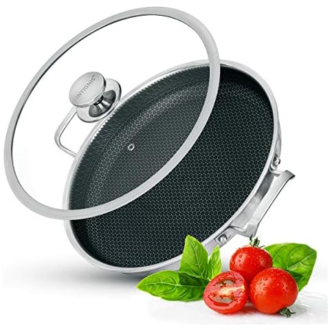 INTIGNIS Paellera de 32 cm con Tapa para Horno Cover