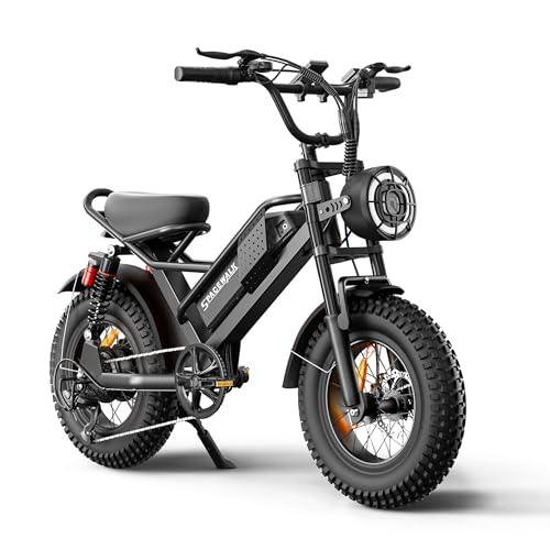 Spacewalk 20” Fat Tire Electric Bike for Teens & Adults,