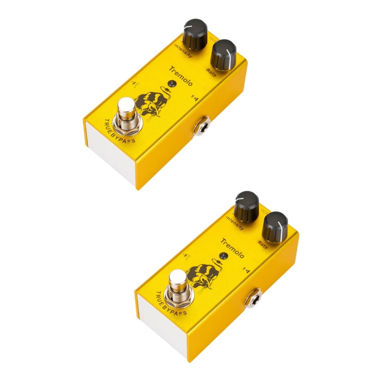 ibasenice 2pièces Pédale De Tremolo Pour Guitare Avec Contrôle De Taux Et Bypass Effet Guitare Classique à Simuler Pour Amplificateur