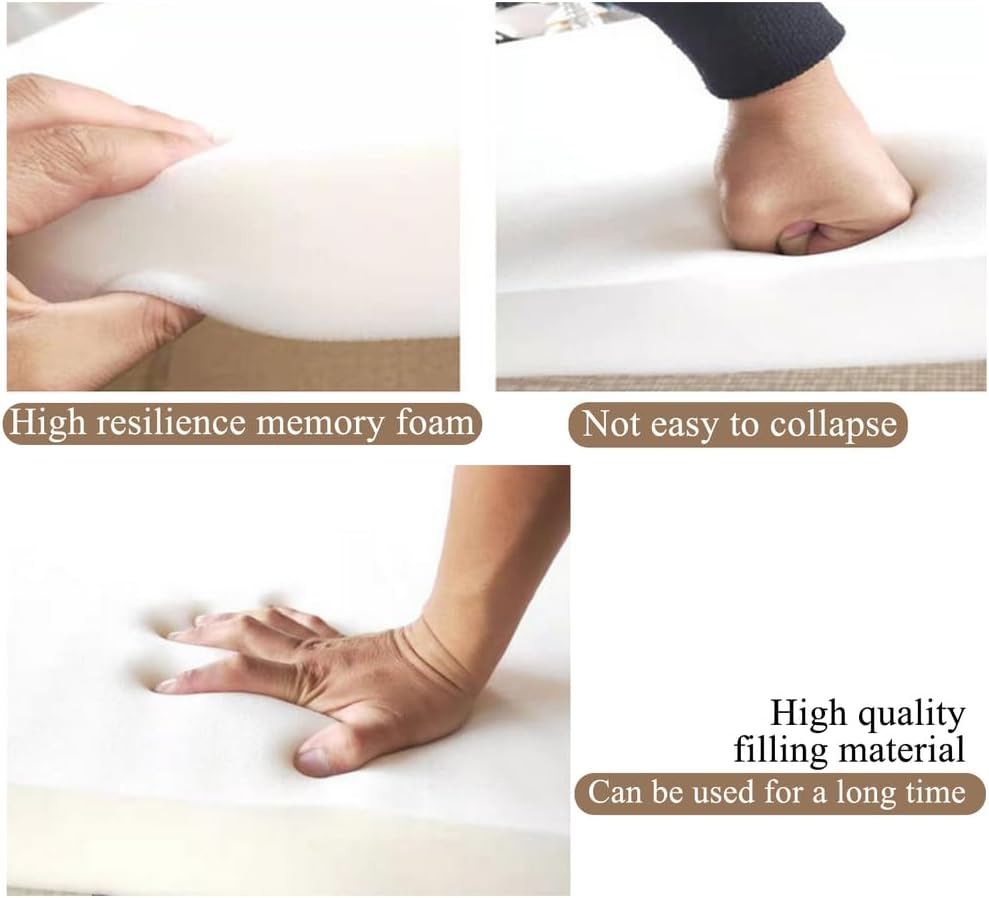 Pink,80 * 190cm(R),LDLCYCN Thicken 6Cm Lash Bed Topper Memory Foam Mattress Topper for Massage Table Spa Bed Mattress Pad Massage Accessories Protective Pad Square/Round/Trapezoidal Head