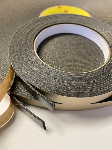 Image of 3M Double Coated Foam Tape 4496 Black, .5 in x 5 yd x .04 in