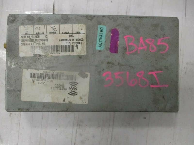 Audio Compatible with Equipment Radio SV6 Satellite Receiver Opt U2K Fits 05-07 Montana 35023